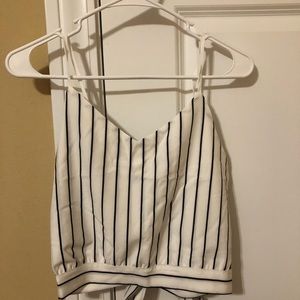 NWOT tank top with tie